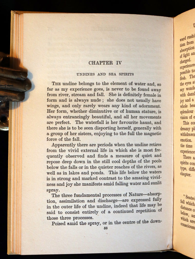1925 Rare First Edition - Fairies at Work and at Play observed by Geoffrey Hodson.