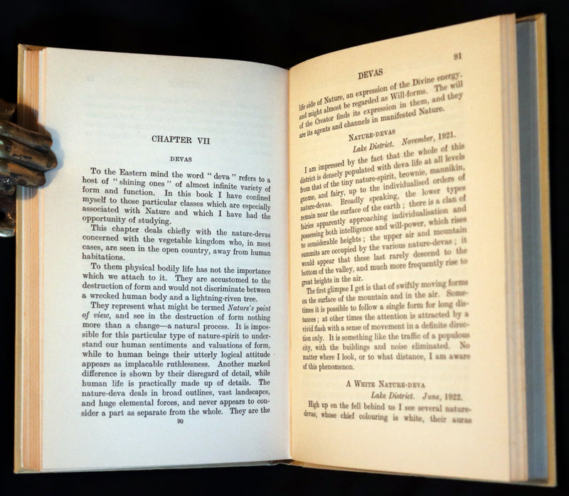 1925 Rare First Edition - Fairies at Work and at Play observed by Geoffrey Hodson.