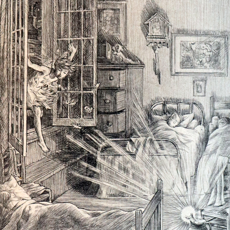 1911 Rare PETER PAN First Edition - PETER and WENDY by J.M. Barrie illustrated by F.D. Bedford.