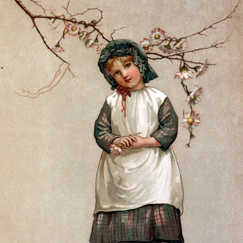 1886 Scarce Victorian Book ~ Under the Mistletoe illustrated by Lizzie Lawson Mack.