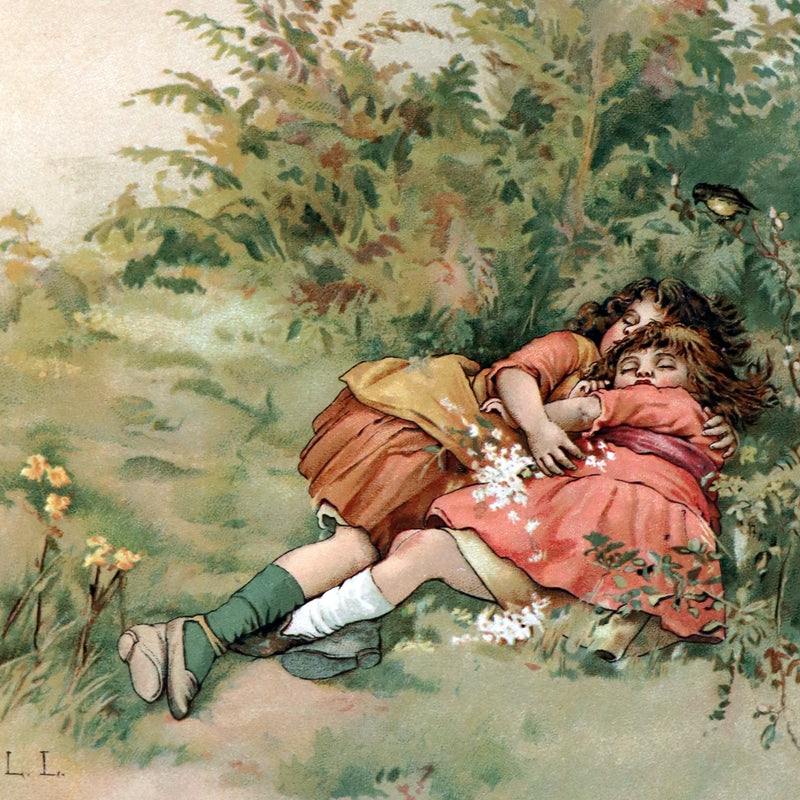 1886 Scarce Victorian Book ~ Under the Mistletoe illustrated by Lizzie Lawson Mack.