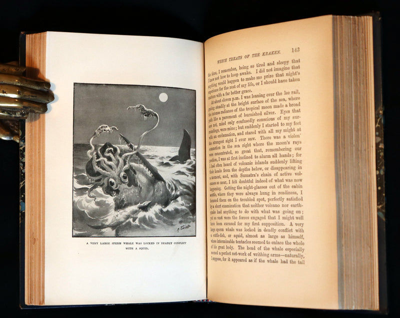 1900 Rare Book bound by Root & Son - The CRUISE Of The "CACHALOT" Round the World After Sperm Whales.