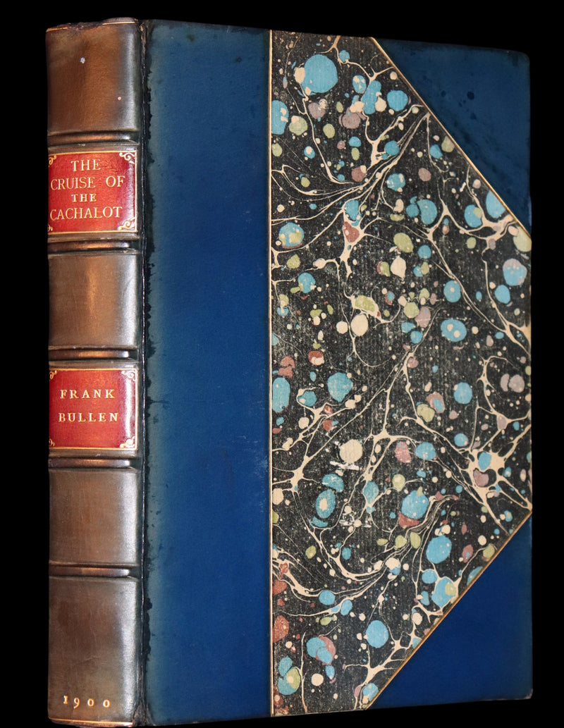 1900 Rare Book bound by Root & Son - The CRUISE Of The "CACHALOT" Round the World After Sperm Whales.