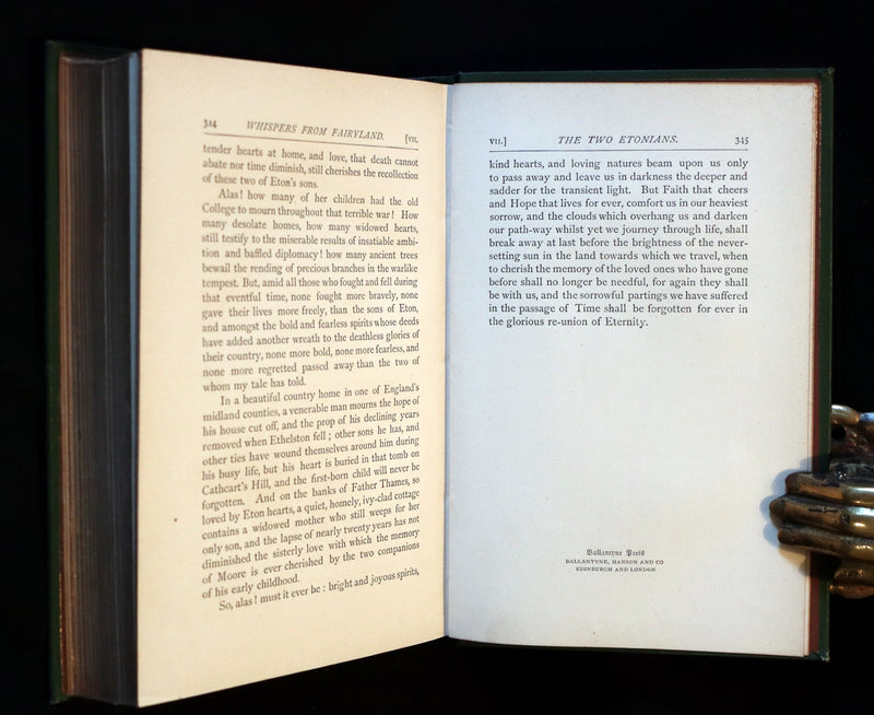 1877 Scarce Book - WHISPERS FROM FAIRYLAND by E. H. Knatchbull-Hugessen [Lord Brabourne].