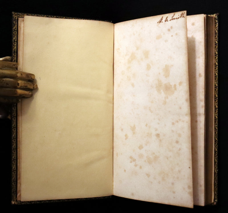 1840 Rare Floriography Book ~ Flora's Interpreter American Flowers & Sentiments.