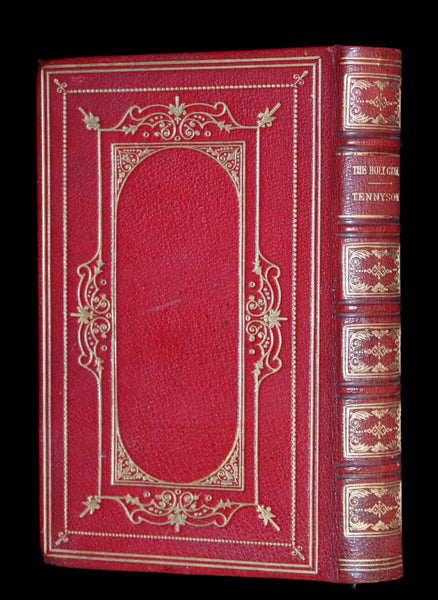 1870 First Edition in a beautiful Binding - Legend of King Arthur - The HOLY GRAIL by Alfred Tennyson.