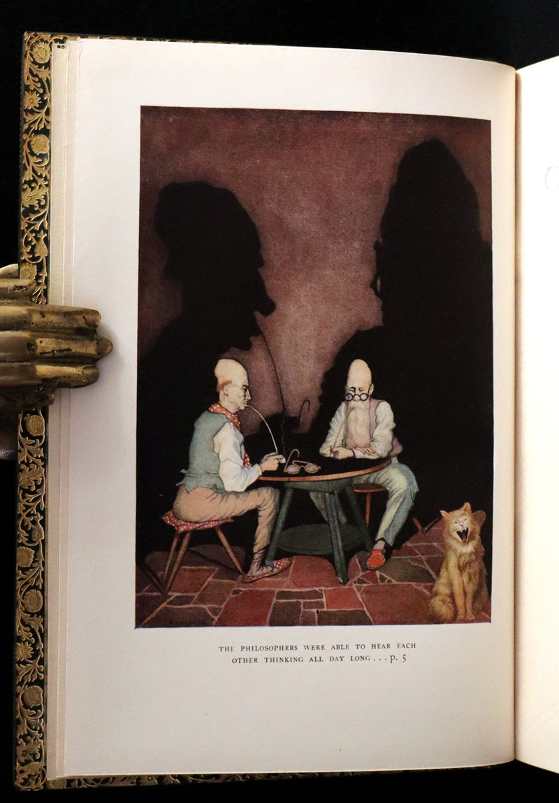 1926 Rare Book bound by Bayntun - The Crock of Gold by James Stephen & illustrated by Thomas Mackenzie.