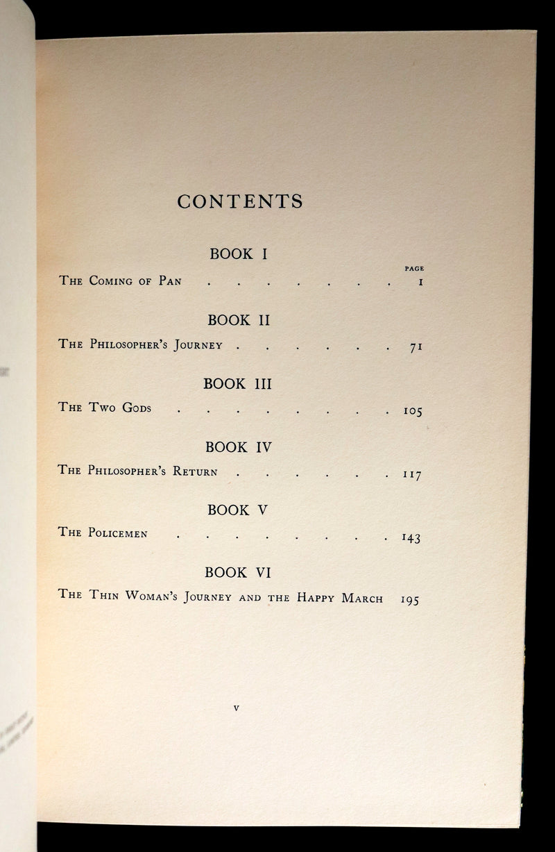 1926 Rare Book bound by Bayntun - The Crock of Gold by James Stephen & illustrated by Thomas Mackenzie.