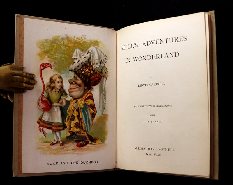 1900 Scarce McLoughlin Edition - Alice's Adventures in Wonderland by Lewis Carroll.