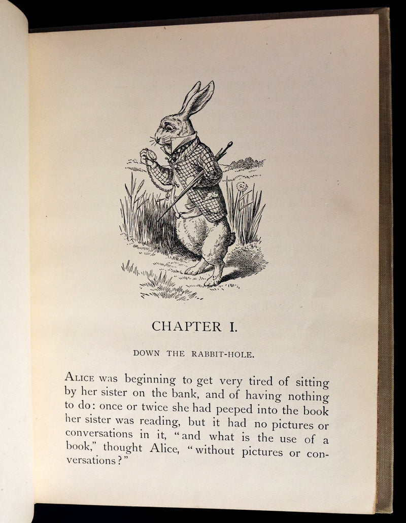 1900 Scarce McLoughlin Edition - Alice's Adventures in Wonderland by Lewis Carroll.