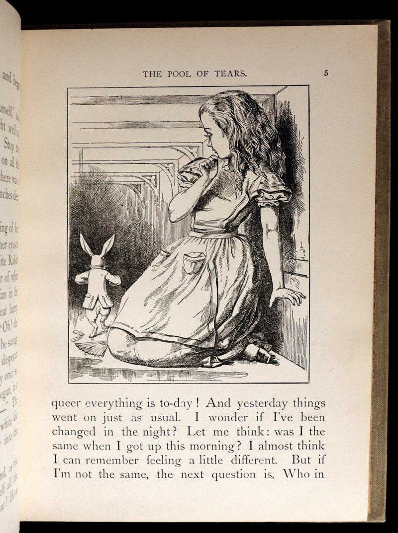 1900 Scarce McLoughlin Edition - Alice's Adventures in Wonderland by Lewis Carroll.