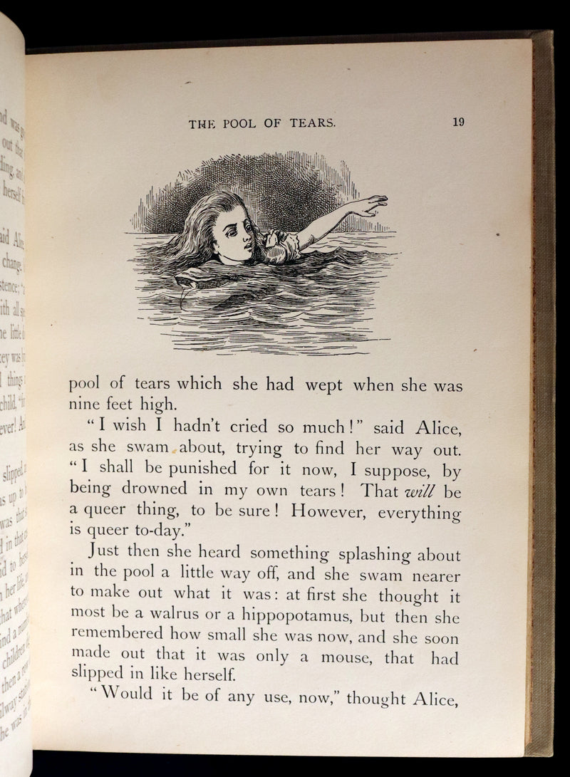 1900 Scarce McLoughlin Edition - Alice's Adventures in Wonderland by Lewis Carroll.