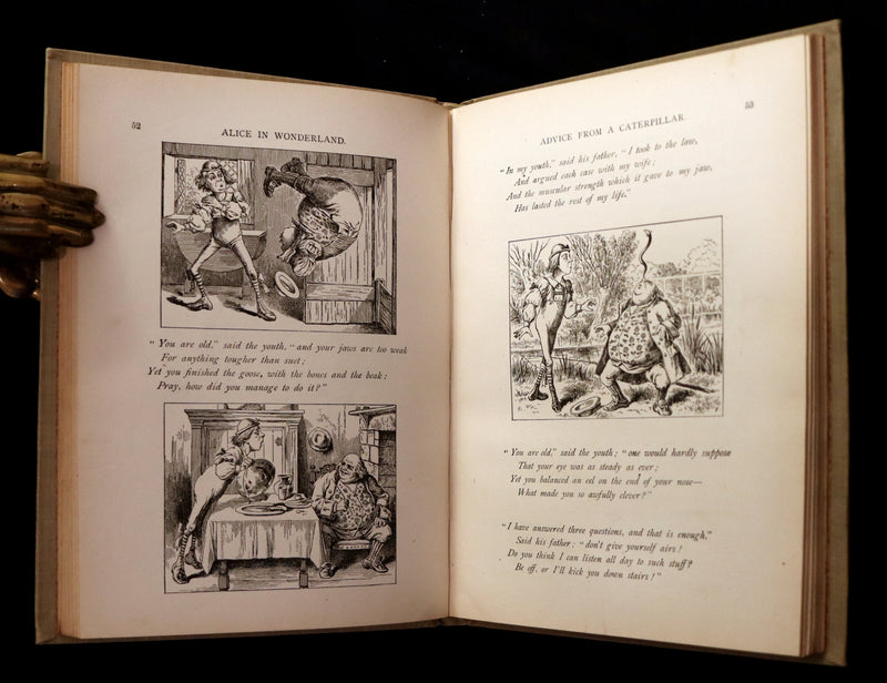 1900 Scarce McLoughlin Edition - Alice's Adventures in Wonderland by Lewis Carroll.