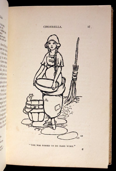 1920 Scarce First Edition - Grimm's Fairy Folk illustrated by Mabel Lucie Attwell.