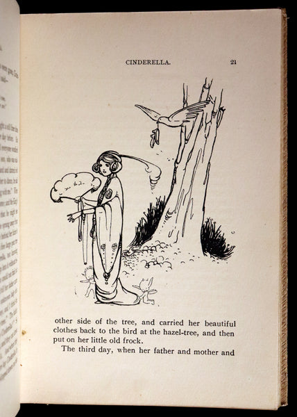 1920 Scarce First Edition - Grimm's Fairy Folk illustrated by Mabel Lucie Attwell.