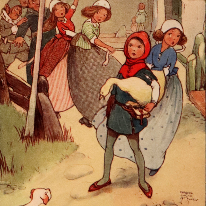 1920 Scarce First Edition - Grimm's Fairy Folk illustrated by Mabel Lucie Attwell.