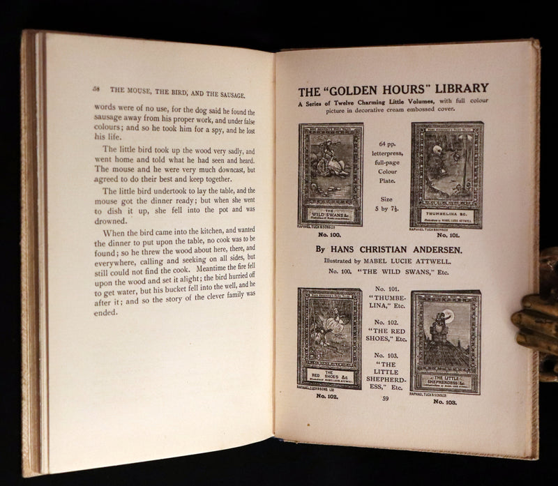 1920 Scarce First Edition - Grimm's Fairy Folk illustrated by Mabel Lucie Attwell.