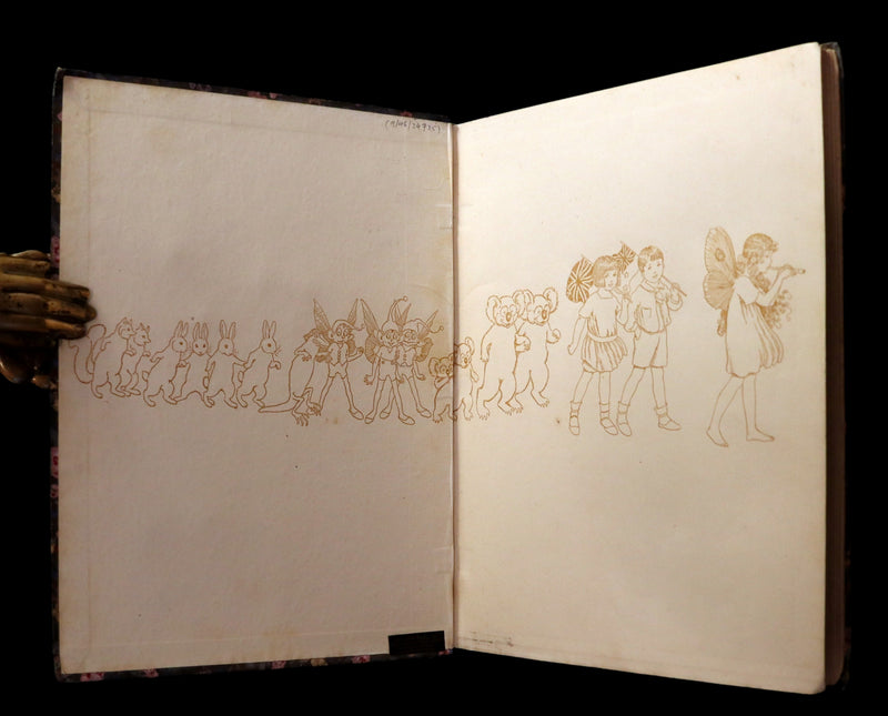 1922 Rare First Edition - The Little Green Road to Fairyland by Ida Rentoul Outhwaite illustrated.