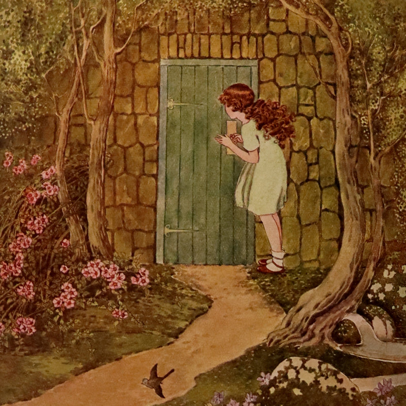 1922 Rare First Edition - The Little Green Road to Fairyland by Ida Rentoul Outhwaite illustrated.