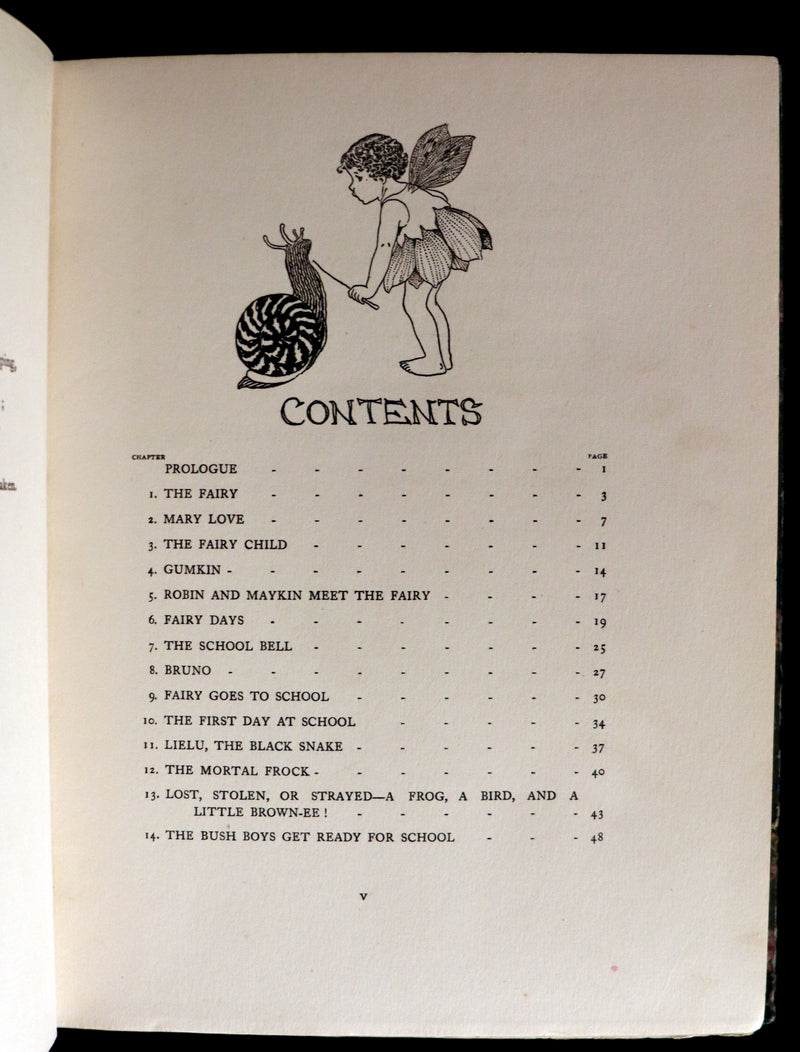 1922 Rare First Edition - The Little Green Road to Fairyland by Ida Rentoul Outhwaite illustrated.