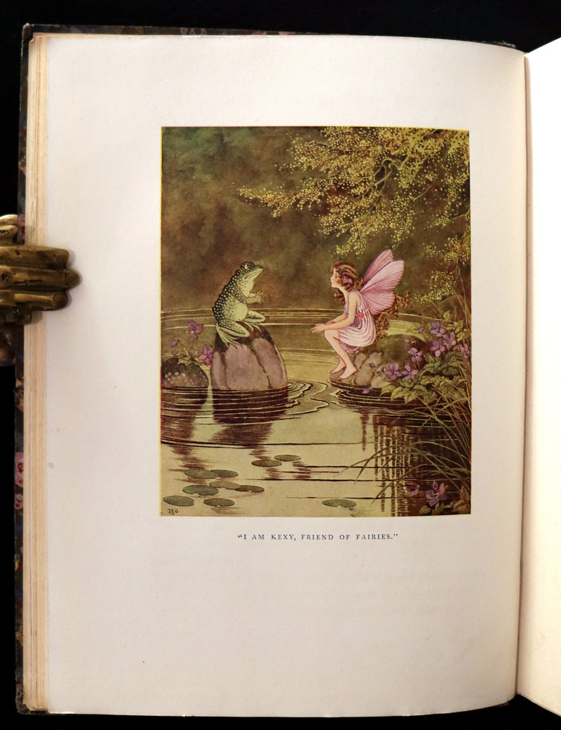1922 Rare First Edition - The Little Green Road to Fairyland by Ida Rentoul Outhwaite illustrated.
