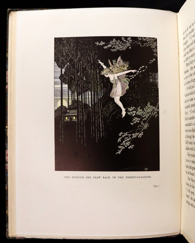 1922 Rare First Edition - The Little Green Road to Fairyland by Ida Rentoul Outhwaite illustrated.