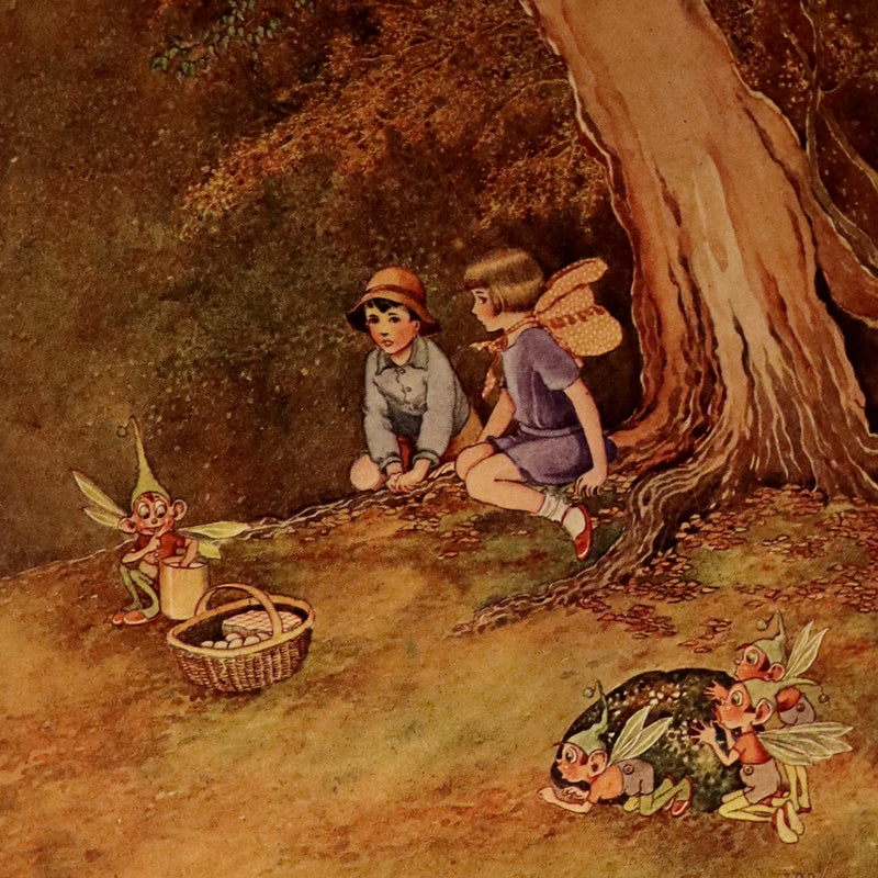 1922 Rare First Edition - The Little Green Road to Fairyland by Ida Rentoul Outhwaite illustrated.