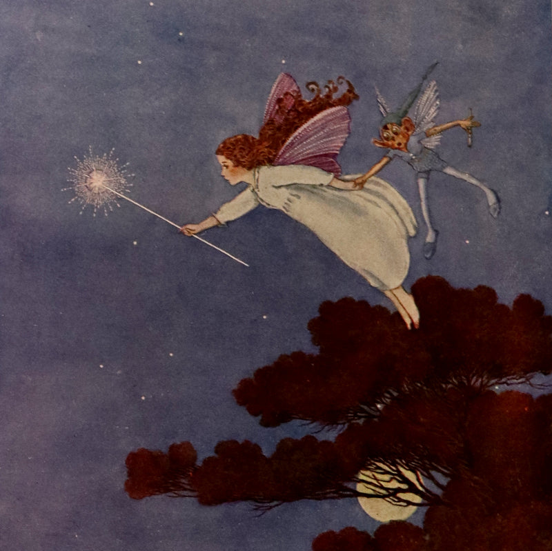 1922 Rare First Edition - The Little Green Road to Fairyland by Ida Rentoul Outhwaite illustrated.