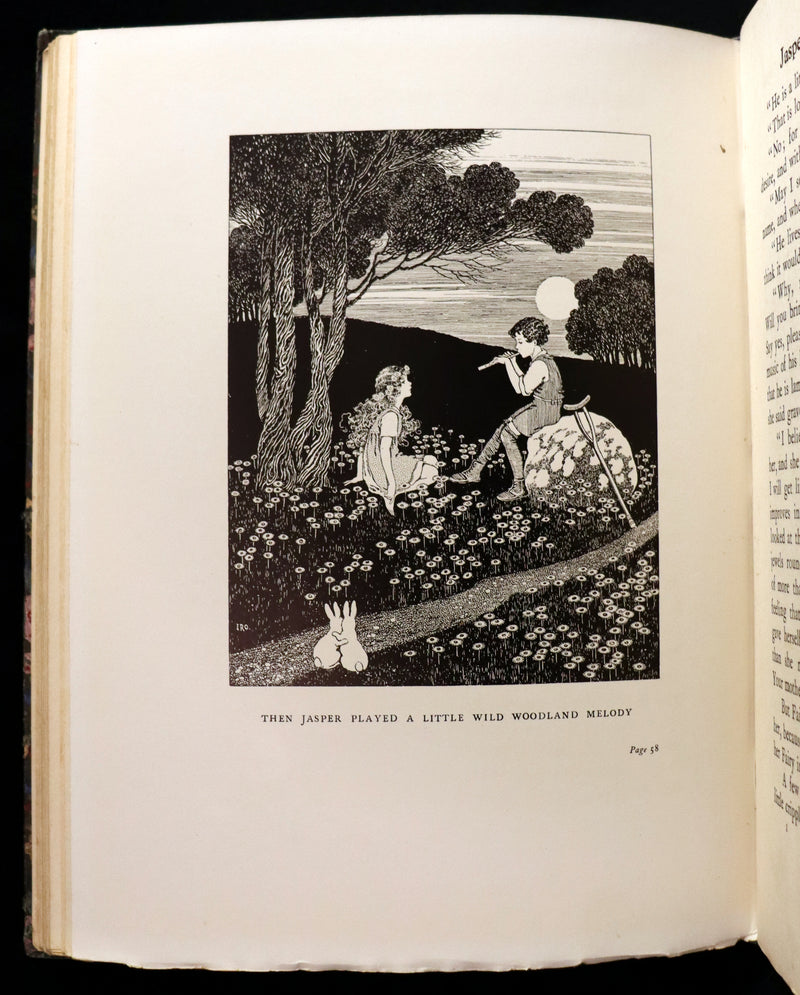 1922 Rare First Edition - The Little Green Road to Fairyland by Ida Rentoul Outhwaite illustrated.