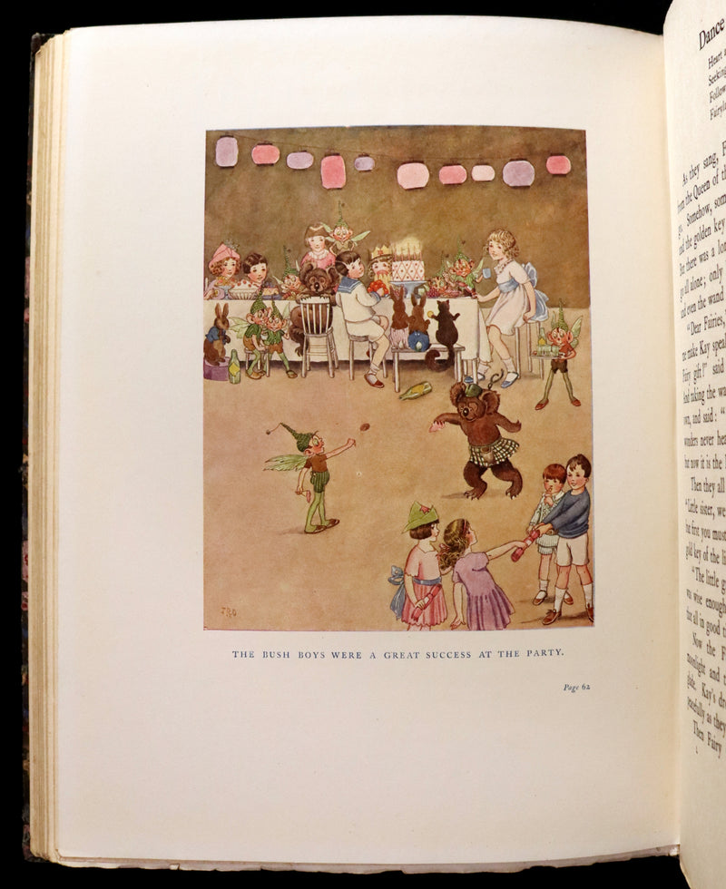1922 Rare First Edition - The Little Green Road to Fairyland by Ida Rentoul Outhwaite illustrated.