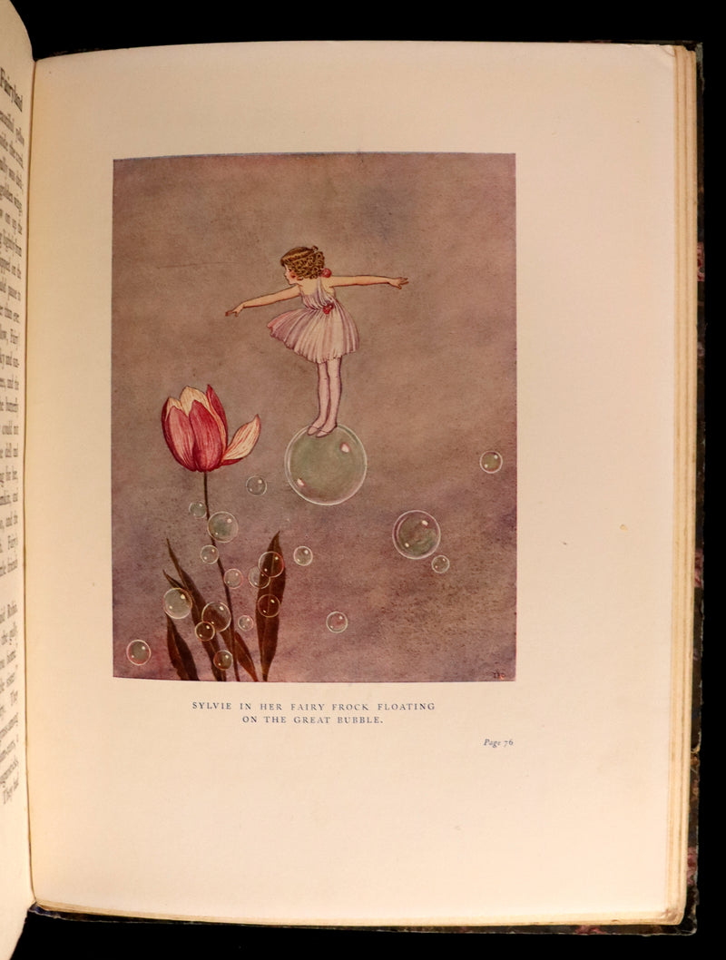 1922 Rare First Edition - The Little Green Road to Fairyland by Ida Rentoul Outhwaite illustrated.