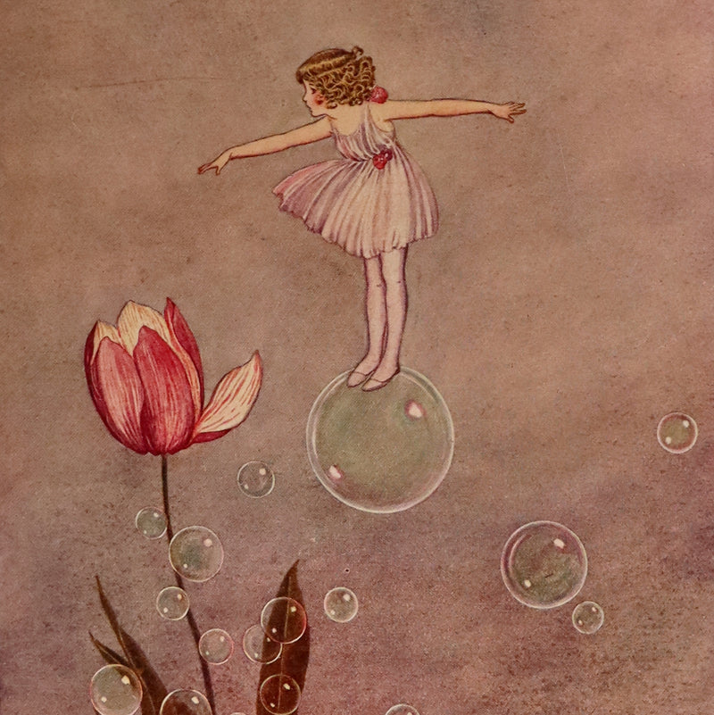 1922 Rare First Edition - The Little Green Road to Fairyland by Ida Rentoul Outhwaite illustrated.