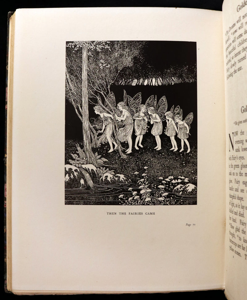 1922 Rare First Edition - The Little Green Road to Fairyland by Ida Rentoul Outhwaite illustrated.
