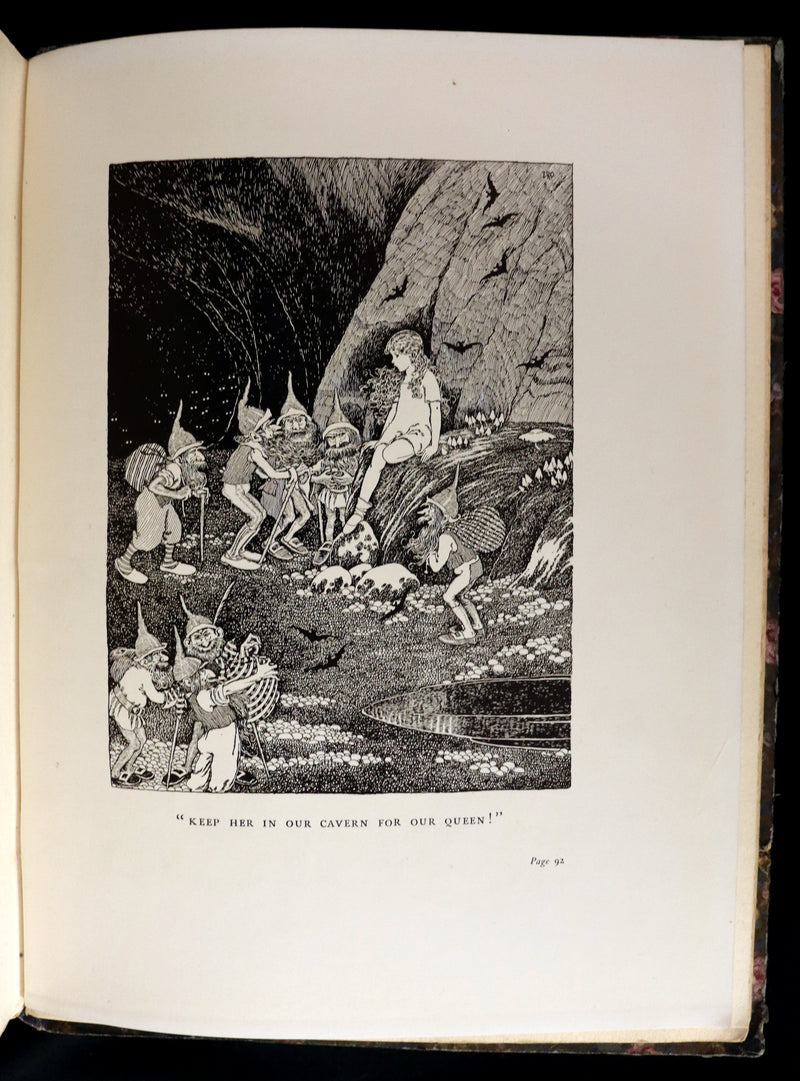 1922 Rare First Edition - The Little Green Road to Fairyland by Ida Rentoul Outhwaite illustrated.