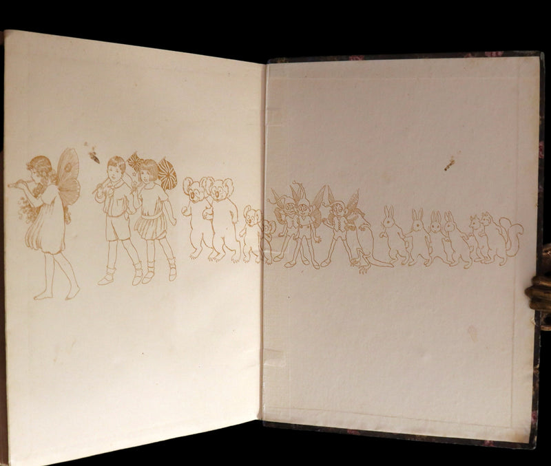 1922 Rare First Edition - The Little Green Road to Fairyland by Ida Rentoul Outhwaite illustrated.