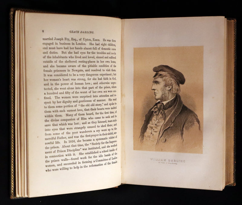 1875 Scarce First Edition - Grace Darling, the Heroine of the Farne Islands Lighthouse by Eva Hope.