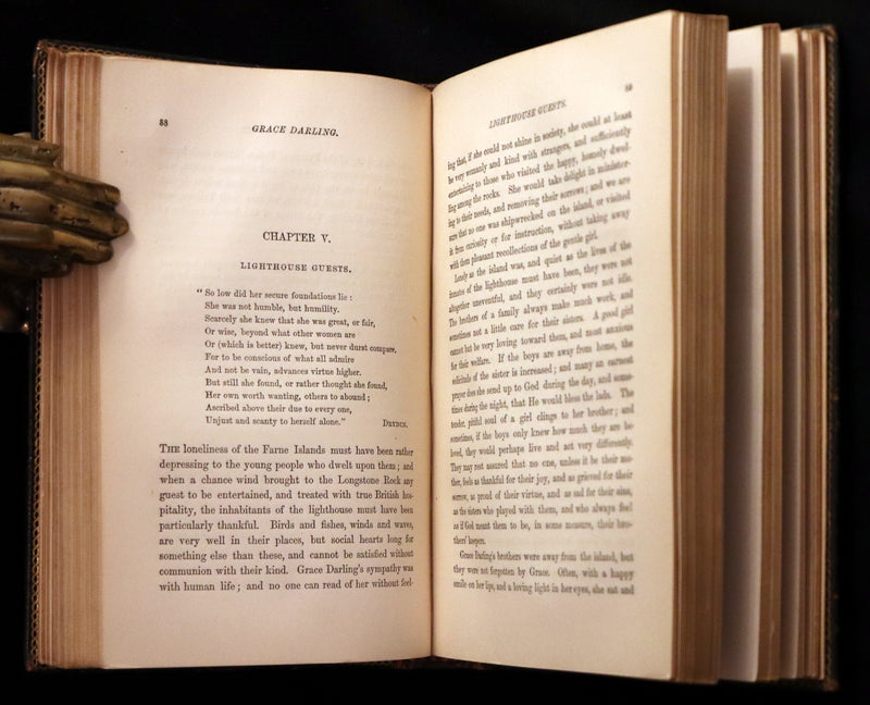 1875 Scarce First Edition - Grace Darling, the Heroine of the Farne Islands Lighthouse by Eva Hope.