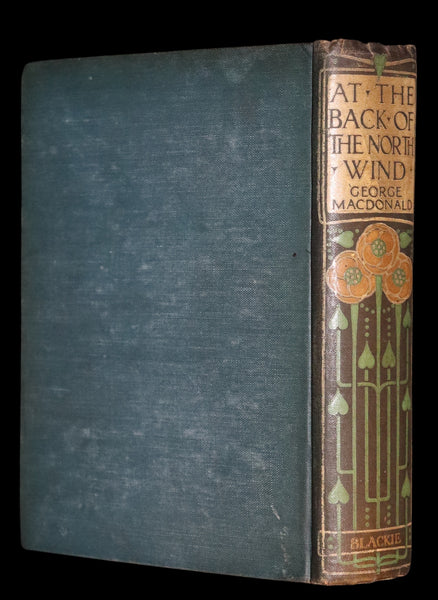 1911 Rare Book - AT THE BACK OF THE NORTH WIND Illustrated by Frank C. Pape.
