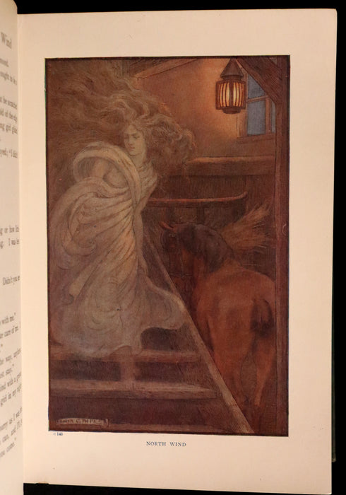 1911 Rare Book - AT THE BACK OF THE NORTH WIND Illustrated by Frank C. Pape.