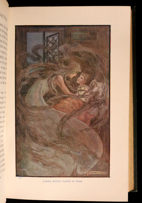 1911 Rare Book - AT THE BACK OF THE NORTH WIND Illustrated by Frank C. Pape.