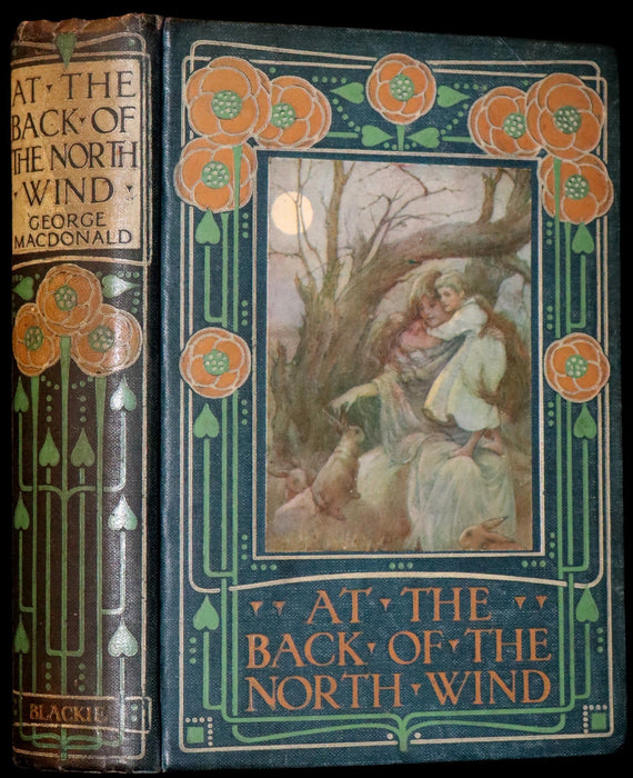 1911 Rare Book - AT THE BACK OF THE NORTH WIND Illustrated by Frank C. Pape.