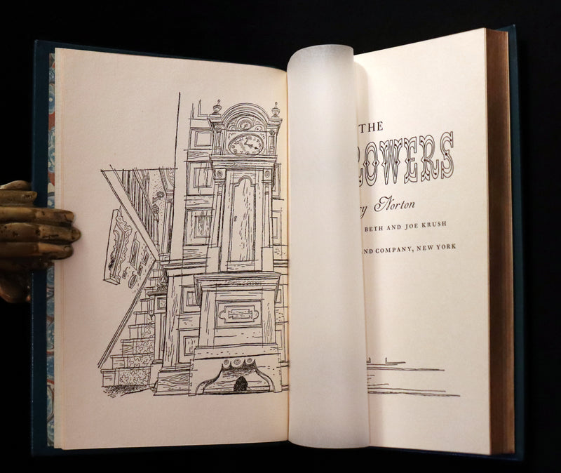 1953 First US Edition beautifully bound by BAYNTUN - THE BORROWERS, tiny people who live secretly in the walls by Mary Norton.