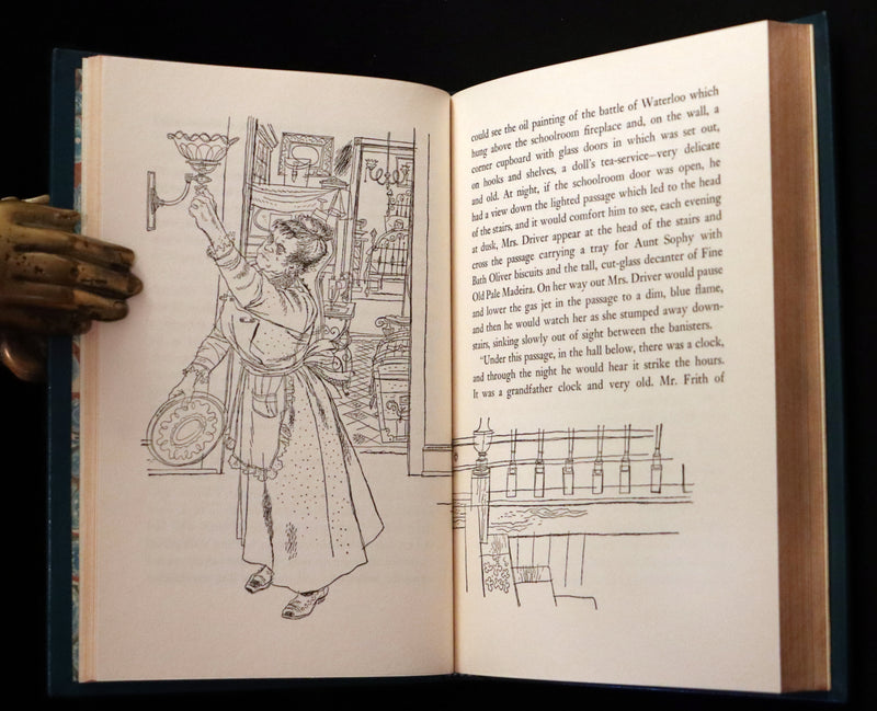 1953 First US Edition beautifully bound by BAYNTUN - THE BORROWERS, tiny people who live secretly in the walls by Mary Norton.