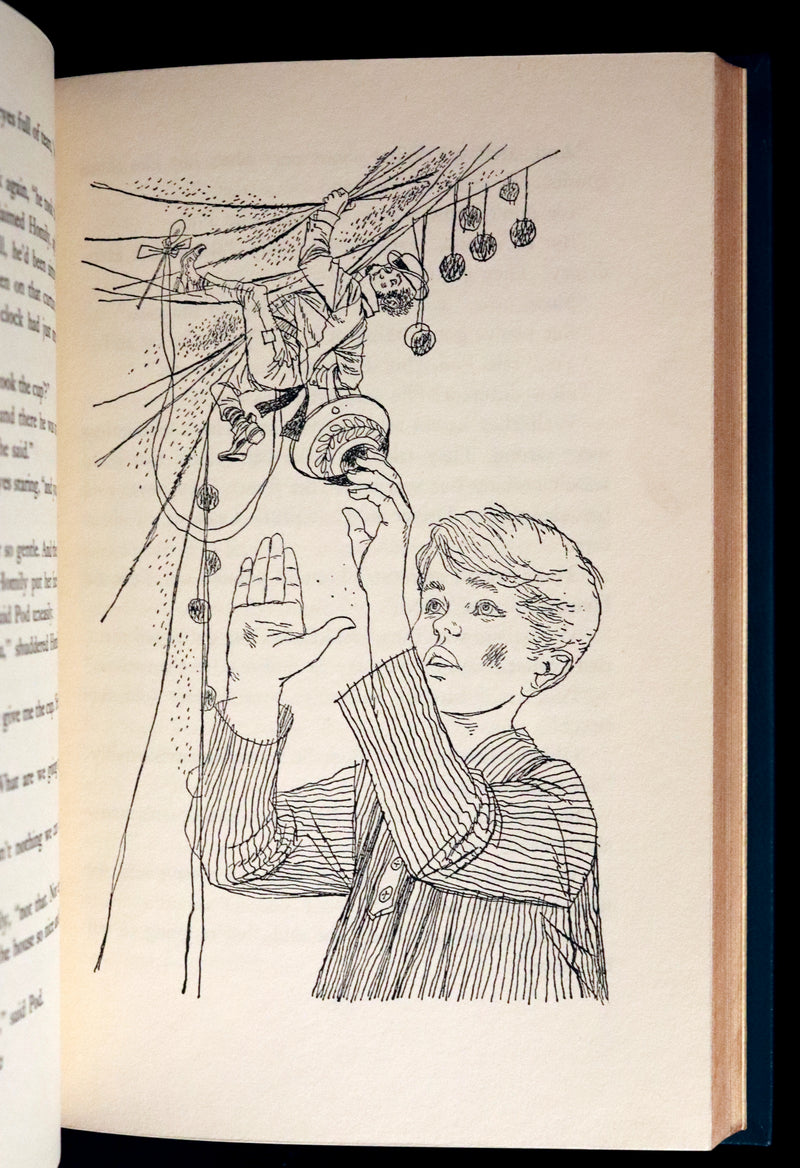 1953 First US Edition beautifully bound by BAYNTUN - THE BORROWERS, tiny people who live secretly in the walls by Mary Norton.