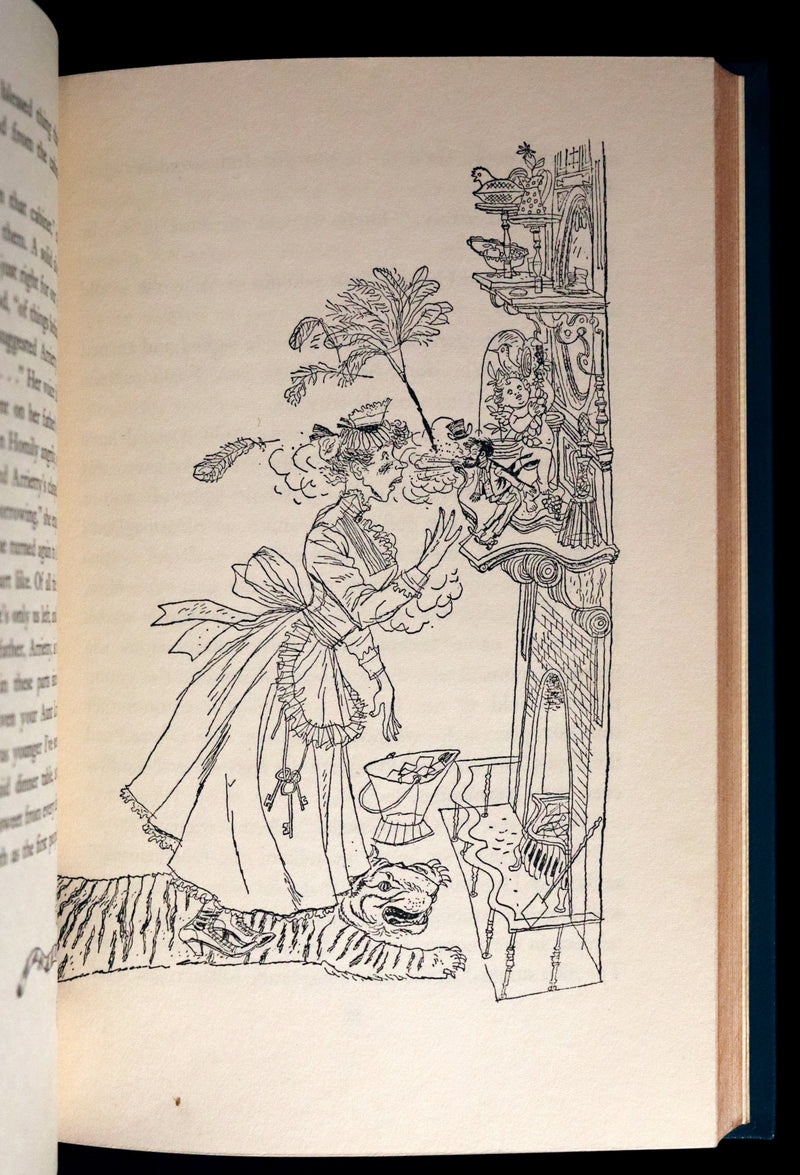 1953 First US Edition beautifully bound by BAYNTUN - THE BORROWERS, tiny people who live secretly in the walls by Mary Norton.