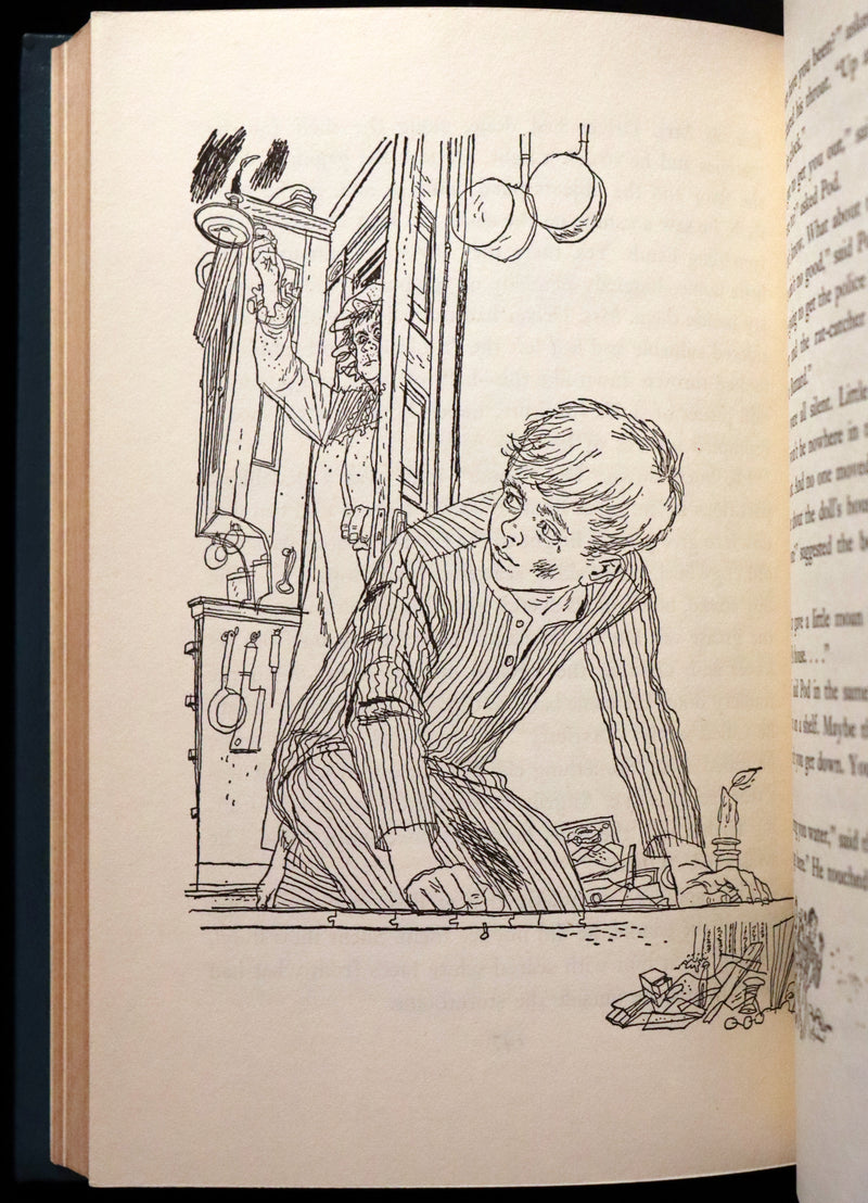1953 First US Edition beautifully bound by BAYNTUN - THE BORROWERS, tiny people who live secretly in the walls by Mary Norton.