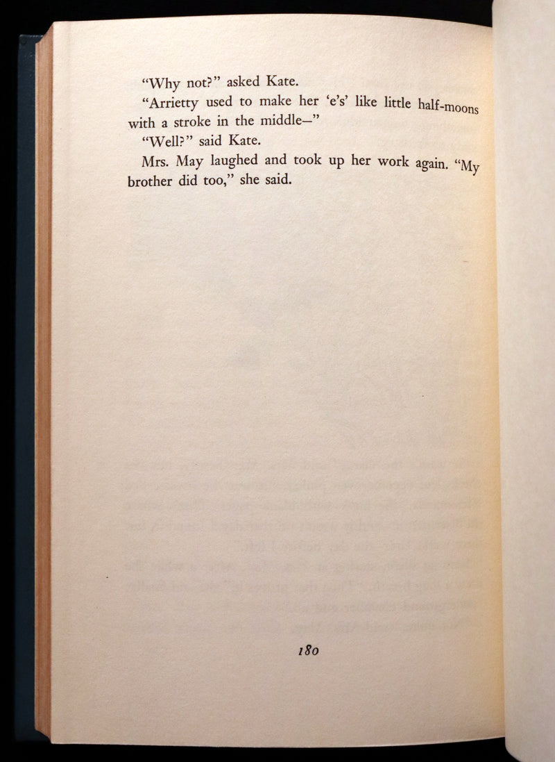 1953 First US Edition beautifully bound by BAYNTUN - THE BORROWERS, tiny people who live secretly in the walls by Mary Norton.