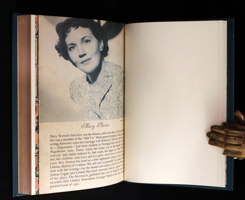 1953 First US Edition beautifully bound by BAYNTUN - THE BORROWERS, tiny people who live secretly in the walls by Mary Norton.