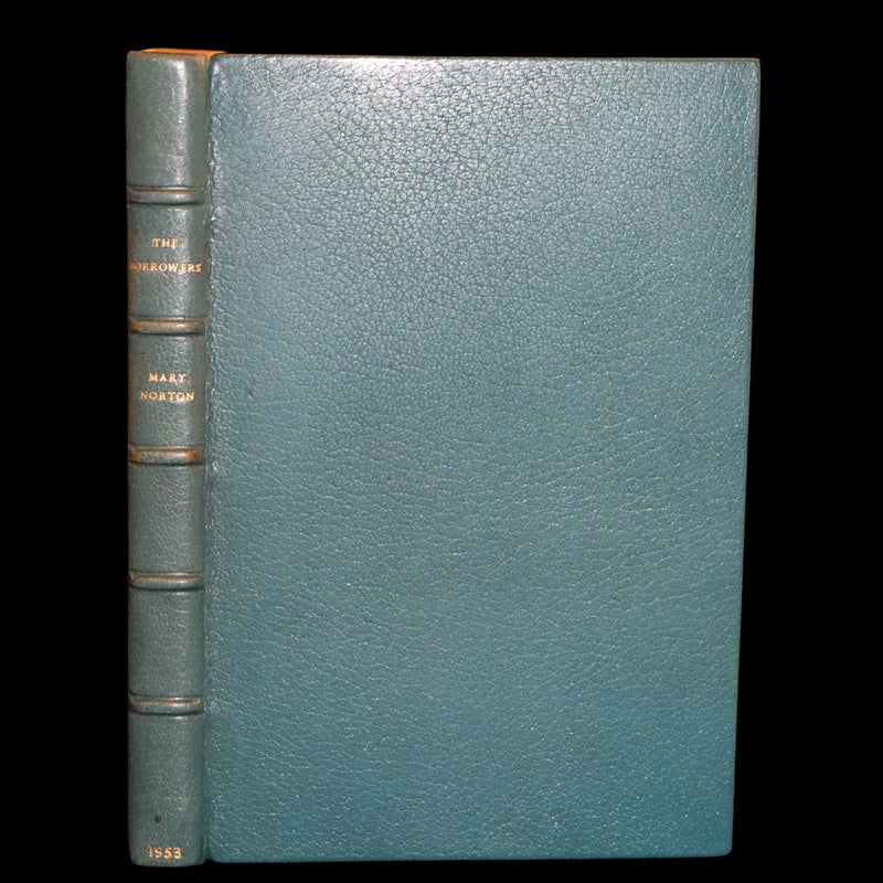 1953 First US Edition beautifully bound by BAYNTUN - THE BORROWERS, tiny people who live secretly in the walls by Mary Norton.