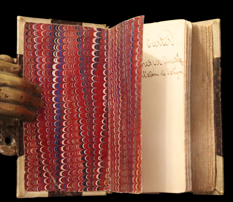 1883 Rare Italian Vellum Book - La Divina Commedia di DANTE ALIGHIERI - Divine Comedy.